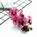 3D Printed Artificial Pink Orchid Flower Stem  - Image 5