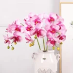 3D Printed Artificial Pink Orchid Flower Stem  - Image 6