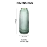 ORIN Olive Tint Table Vase - Image 3