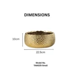 Gold Matrix Ceramic Bowl - Image 3