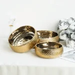 Gold Matrix Ceramic Bowl - Image 4