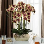 3D Printed Artificial Green Orchid Flower Stem  - Image 7