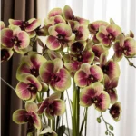 3D Printed Artificial Green Orchid Flower Stem  - Image 4