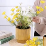 Gold Vertex Ceramic Vase - Image 4