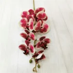 3D Printed Artificial Red Orchid Flower Stem  - Image 3