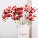 3D Printed Artificial Red Orchid Flower Stem  - Image 7