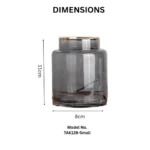 ORIN Blue Grey Table Vase - Image 2