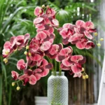 3D Printed Artificial Red Orchid Flower Stem  - Image 8