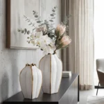 Ivory Spine Ceramic Vase - Image 5