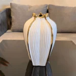 Ivory Spine Ceramic Vase - Image 6