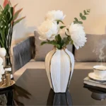 Ivory Spine Ceramic Vase - Image 7