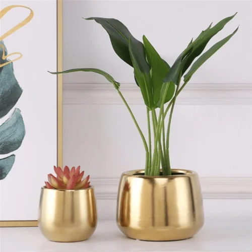 Gold Nook Ceramic Vase