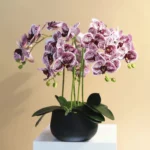 3D Printed Artificial Purple Orchid Flower Stem  - Image 6