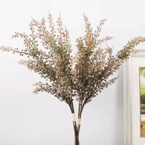 Artificial Heather Spray Dusty Mauve 