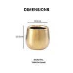 Gold Nook Ceramic Vase - Image 3