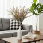 Artificial Heather Spray Dusty Mauve  - Image 5