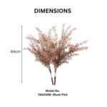 Artificial Heather Spray Blush Pink  - Image 2
