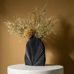 Fan Form Ceramic Vase Set - Image 7