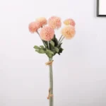Dianthus Bouquet Soft Pink Pompon Floral Bunch 