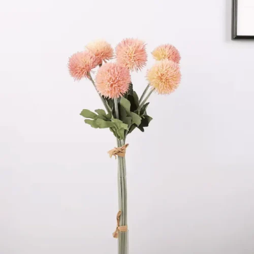 Dianthus Bouquet Soft Pink Pompon Floral Bunch 
