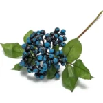 Artificial Berry Stem Blue - Image 3