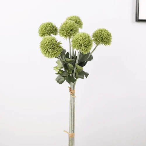 Bouquet Green Pompon Floral Bunch