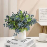 Artificial Berry Stem Blue - Image 5