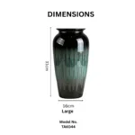 VELISSE Emerald Fade Table Vase - Image 2