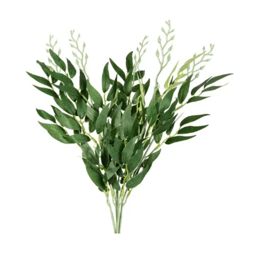Artificial Willow Leaves Spray 