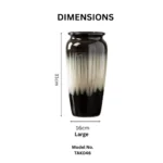 VELISSE Ivory Shadow Table Vase - Image 2