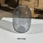 ORIVA Smoked Grey Table Vase - Image 4