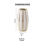 LUXORA Golden Crest Table Vase Set - Image 2