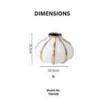 LUXORA Golden Crest Table Vase Set - Image 3