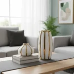 LUXORA Golden Crest Table Vase Set - Image 8