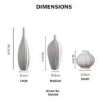 LUXORA Golden Crest Table Vase Set - Image 2