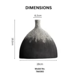 NOXIA DOME Obsidian Table Vase - Image 2