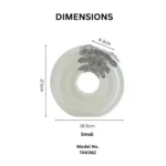 NOXIA ORBIT Obsidian Table Vase - Image 3