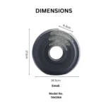 NOXIA ORBIT Ivory Small Table Vase - Image 3