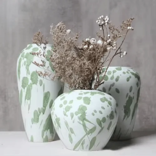 Verdant Harmony Table Vase Set 