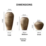 ZAYRO Terra Sand Table Vase Set - Image 2