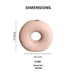 KORIN Halo Blush Table Vase - Image 2