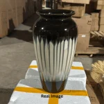 VELISSE Ivory Shadow Table Vase - Image 3