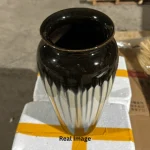 VELISSE Ivory Shadow Table Vase - Image 4