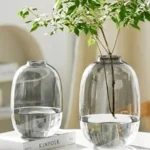 ORIVA Smoked Grey Table Vase - Image 6