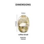 ORIVA Light Bronze Table Vase - Image 2