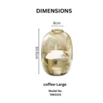 ORIVA Light Bronze Table Vase - Image 3