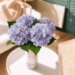 Single Stem 3D Printed Hydrangea Flower Light Purple  - Image 4