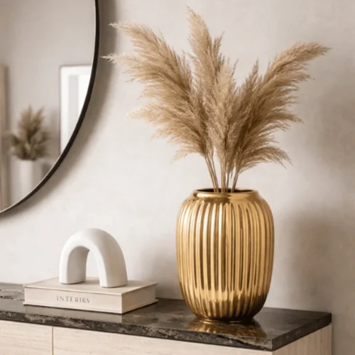 Luméa Rib Ceramic Vase