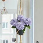 Single Stem 3D Printed Hydrangea Flower Light Purple  - Image 5