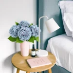 Single Stem 3D Printed Hydrangea Flower Rich Blue  - Image 3